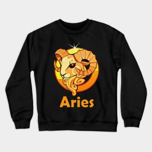 Aries zodiac sign Crewneck Sweatshirt